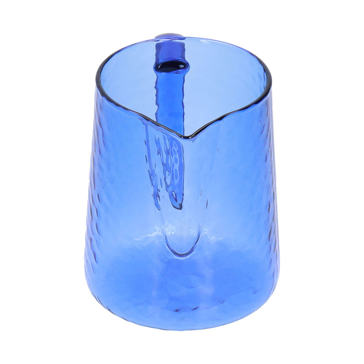 500ml Milk Frothing Pitcher Multipurpose Borosilicate Glass Milk Jug for Coffee Milk BeverageBlue