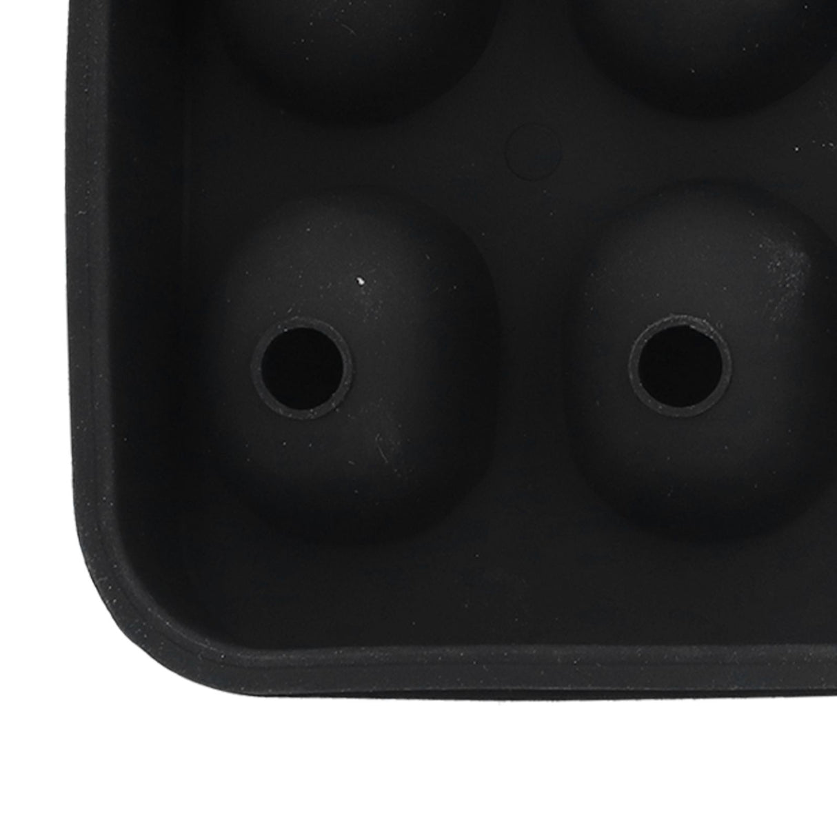 10 Grids Ice Cube Mold Silicone Black Professional Skull Ice Cube Mold for Halloween Home Bar