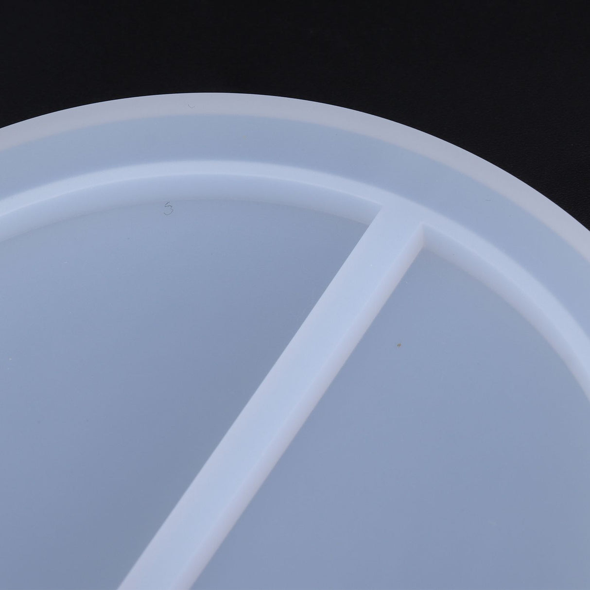 DIY Silicone Mold Oval Crystal Epoxy Resin Tea Coaster Mold for Home Kitchen Bakery