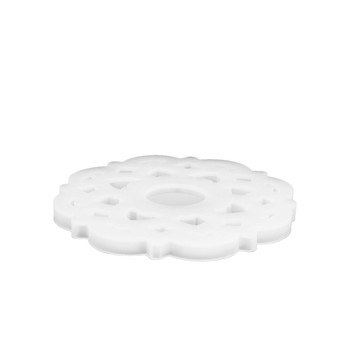 DIY Crystal Epoxy Resin Mold Innovative Shaped Mirror Silicone Candle Holder Mold for BakeryLotus Mold 60‑734