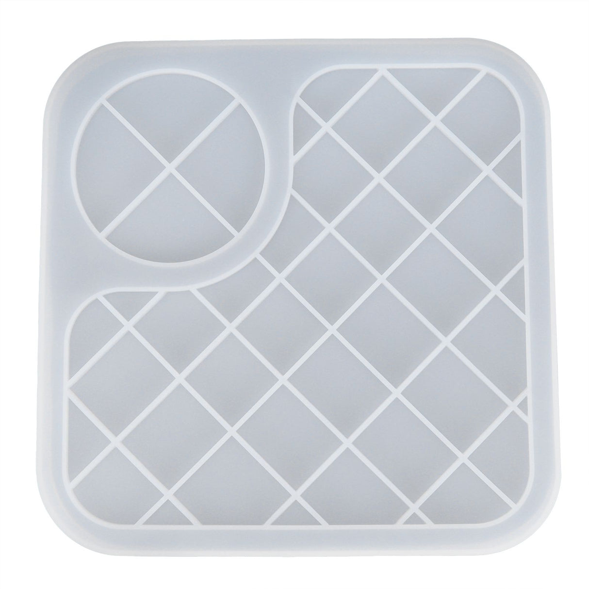 Silicone Mold Translucent Epoxy Resin Drop Glue Tray Tool for DIY Baking Decoration MakingLarge