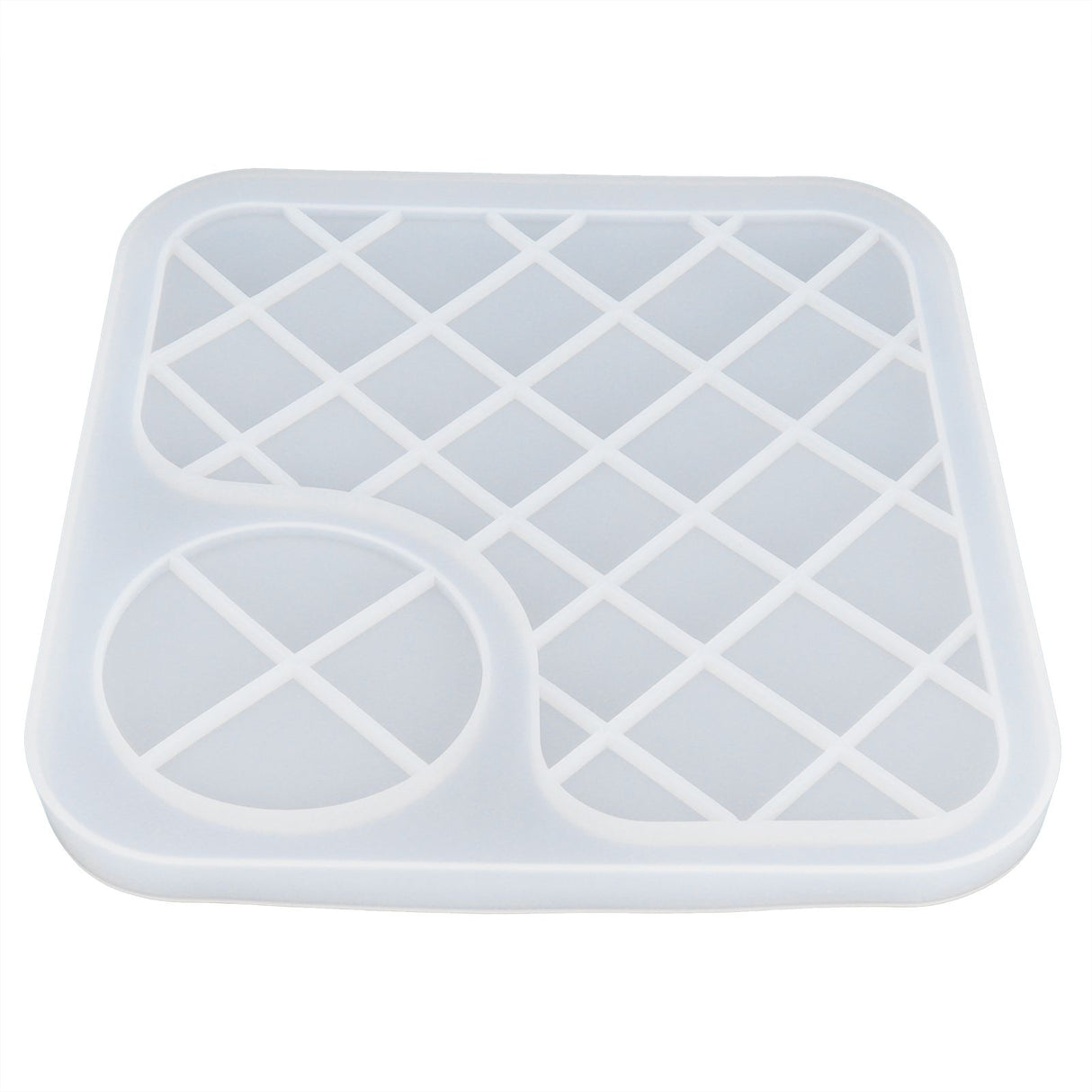 Silicone Mold Translucent Epoxy Resin Drop Glue Tray Tool for DIY Baking Decoration MakingLarge