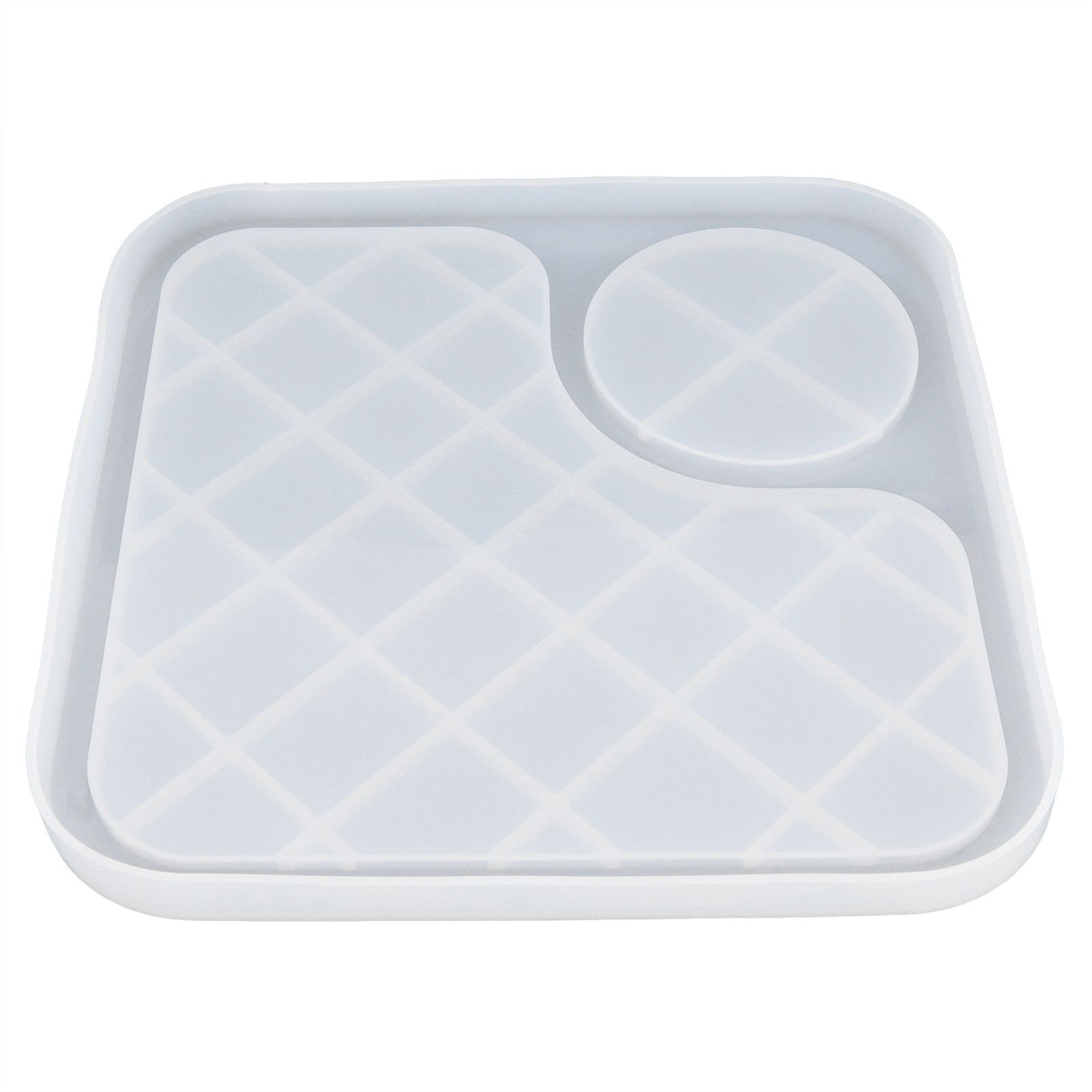 Silicone Mold Translucent Epoxy Resin Drop Glue Tray Tool for DIY Baking Decoration MakingLarge