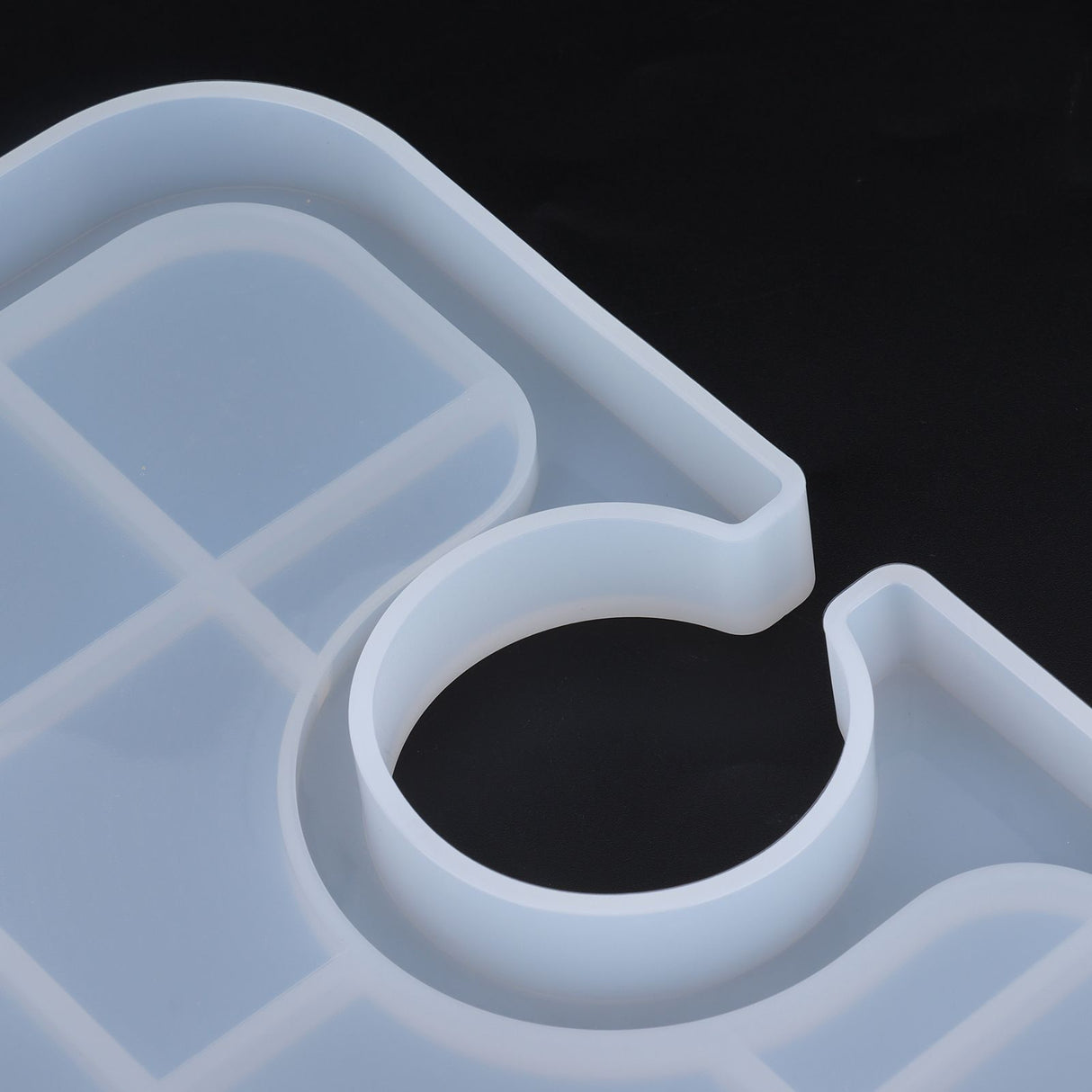 Silicone Mold Translucent Epoxy Resin Drop Glue Tray Tool for DIY Baking Decoration MakingSmall