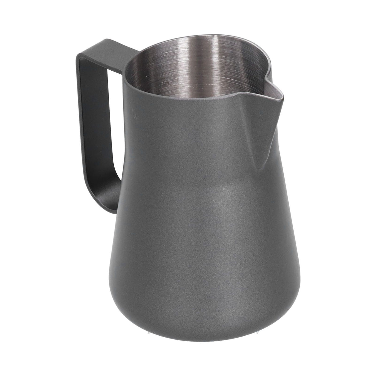 Stainless Steel Frothing Cup Coffee Frothing Pitcher Milk Frothing Jug with Long Diversion Mouth350ml