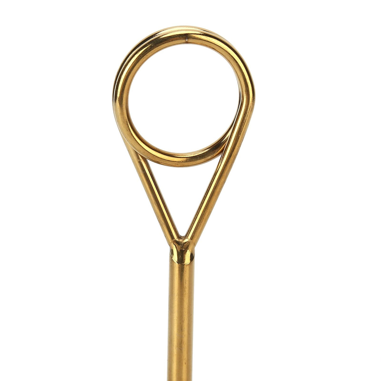 Table Number Holder Stainless Steel Durable Fade Resistant Lightweight Picture Clip for Hotel Restaurant10.5cm Gold