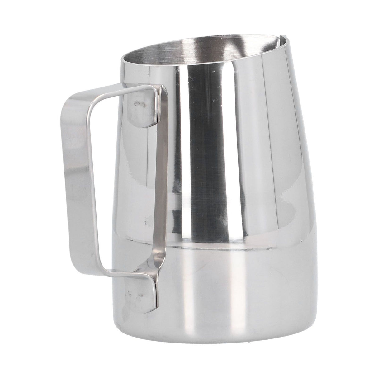 400ml 304 Stainless Steel Coffee Jug Oblique Mouth Milk Frothing Jug for Home Kitchen