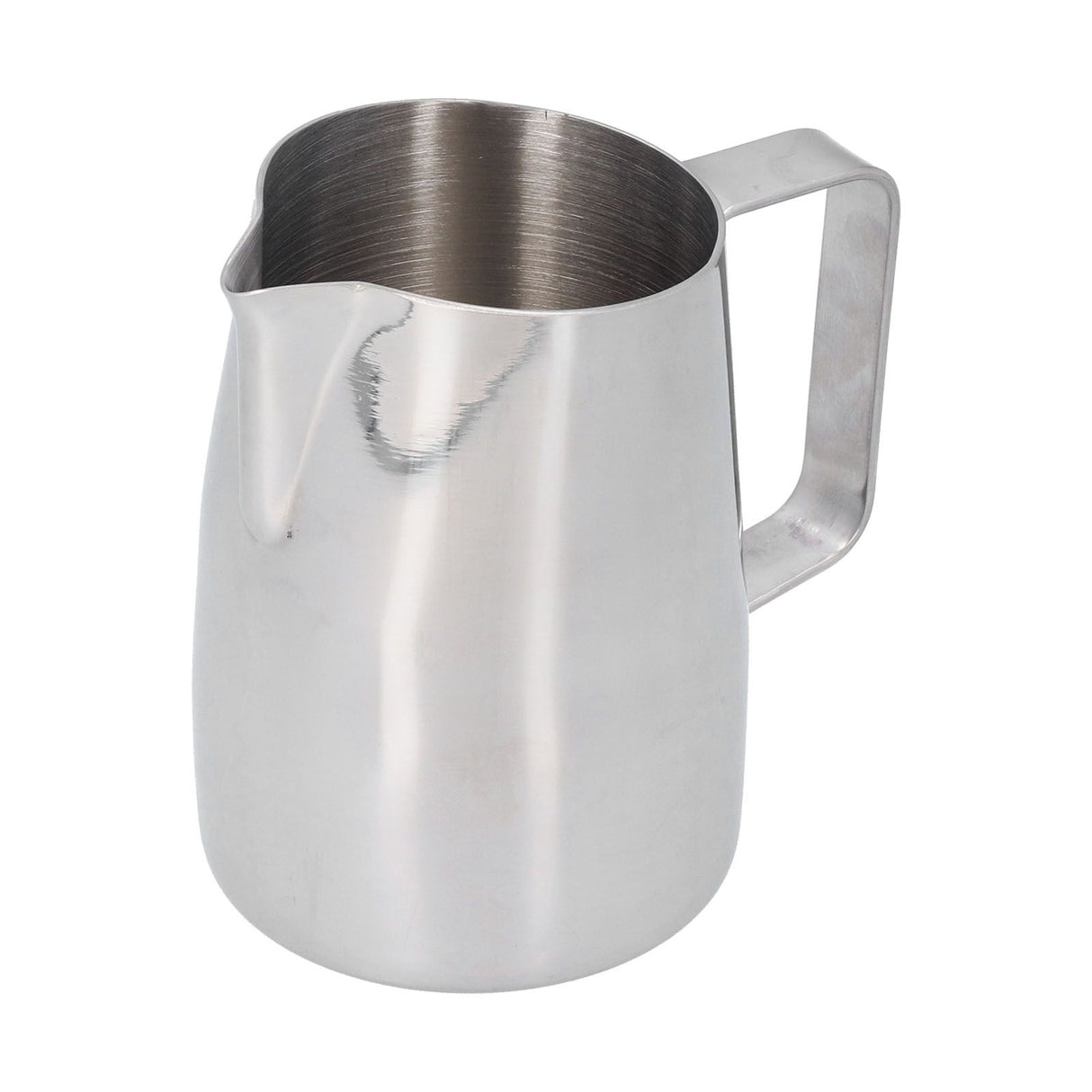 400ml 304 Stainless Steel Coffee Jug Oblique Mouth Milk Frothing Jug for Home Kitchen