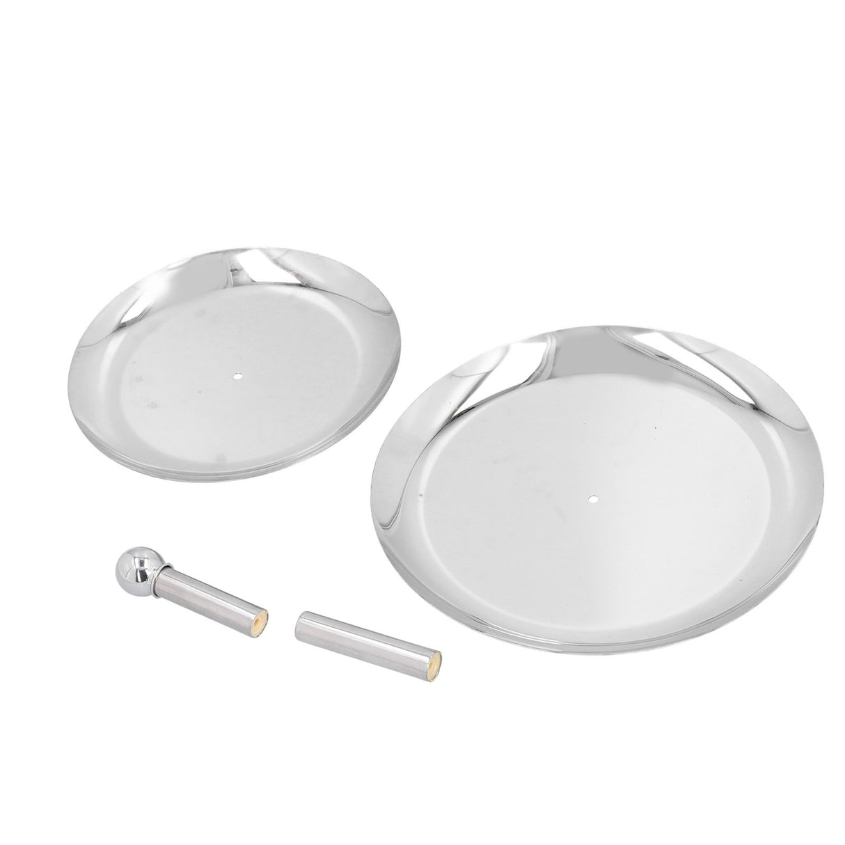 Fruit Tray Stainless Steel 2 Layers Multifunctional Durable Self Service Cupcake Stand for Home Hotel