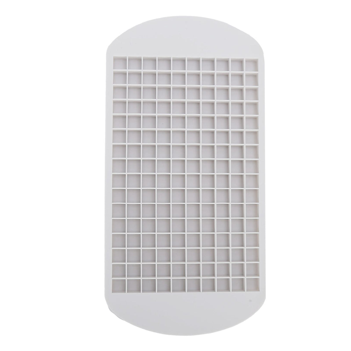 160 Grid Ice Tray Square Flexible Silicone High Temperature Resistant Mini Ice Cube Mold for Home RestaurantWhite