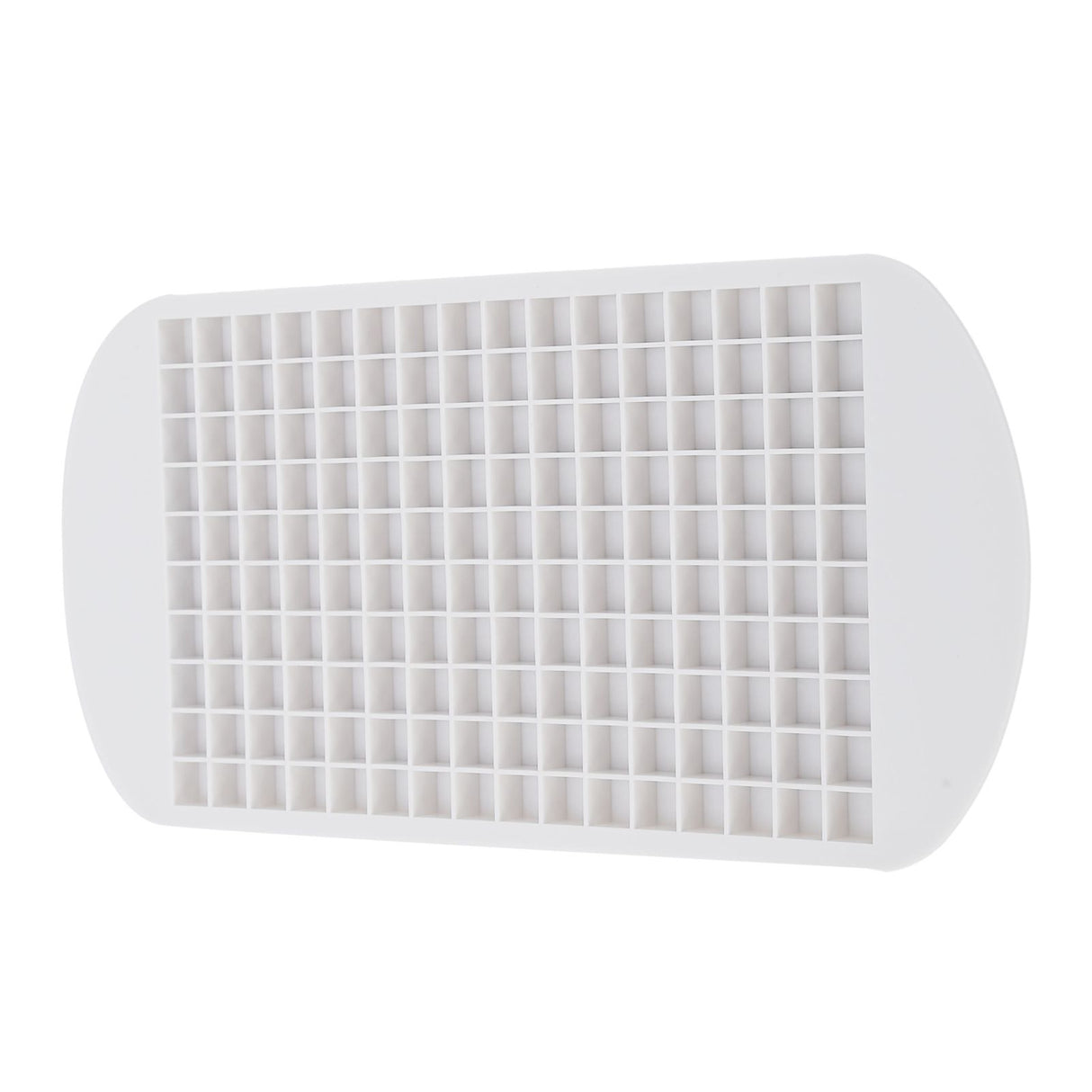 160 Grid Ice Tray Square Flexible Silicone High Temperature Resistant Mini Ice Cube Mold for Home RestaurantWhite