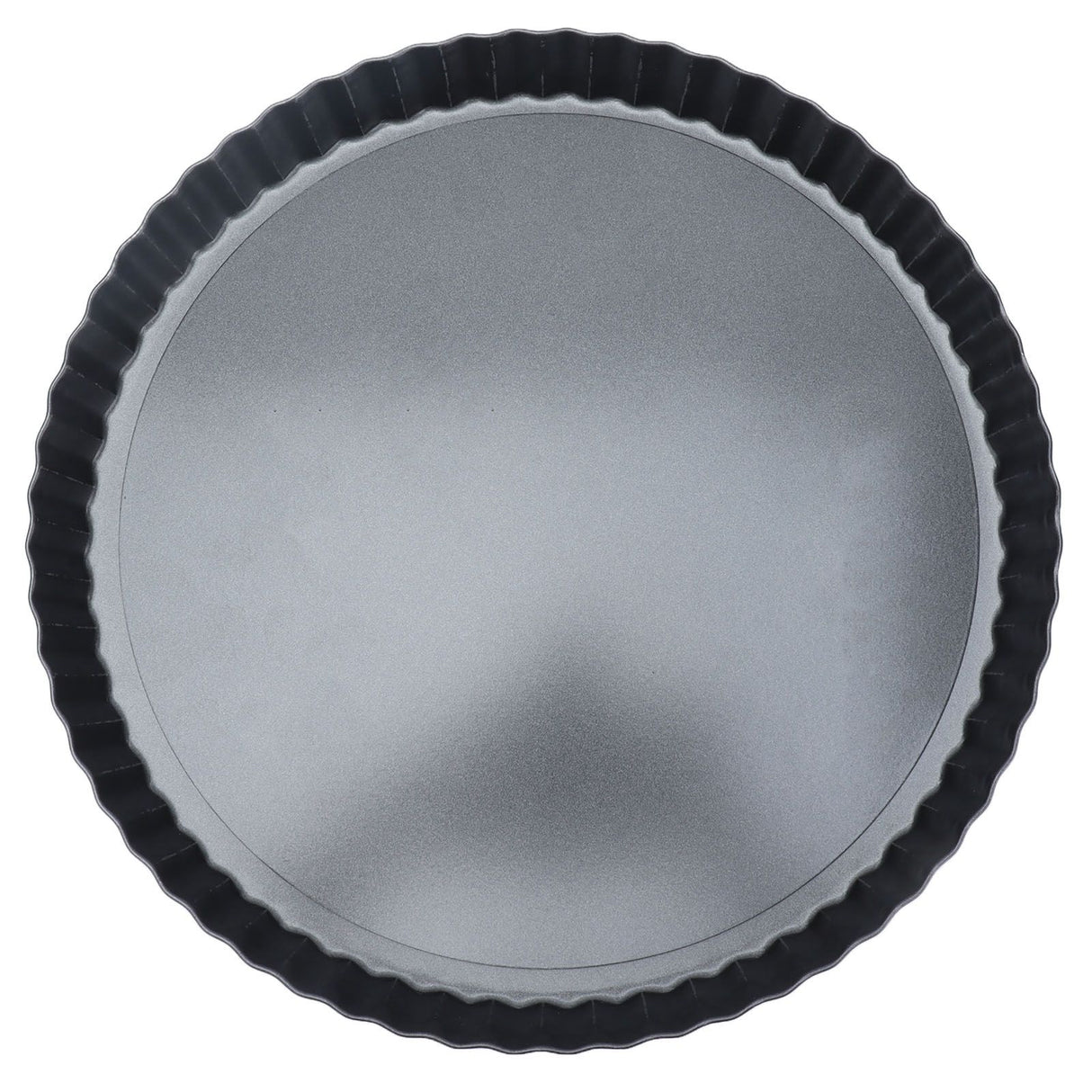 9in Bakeware Carbon Steel Baking Pan with Movable Chassis and Wavy Edge Nonstick Black for Family Baking9in Movable Chassis Pie Pan