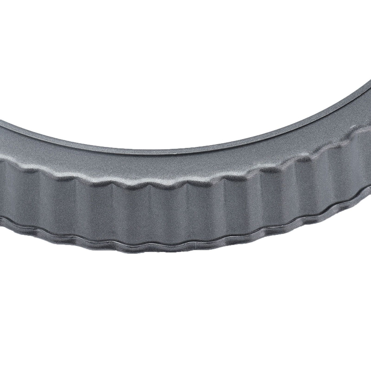 9in Bakeware Carbon Steel Baking Pan with Movable Chassis and Wavy Edge Nonstick Black for Family Baking9in Movable Chassis Pie Pan