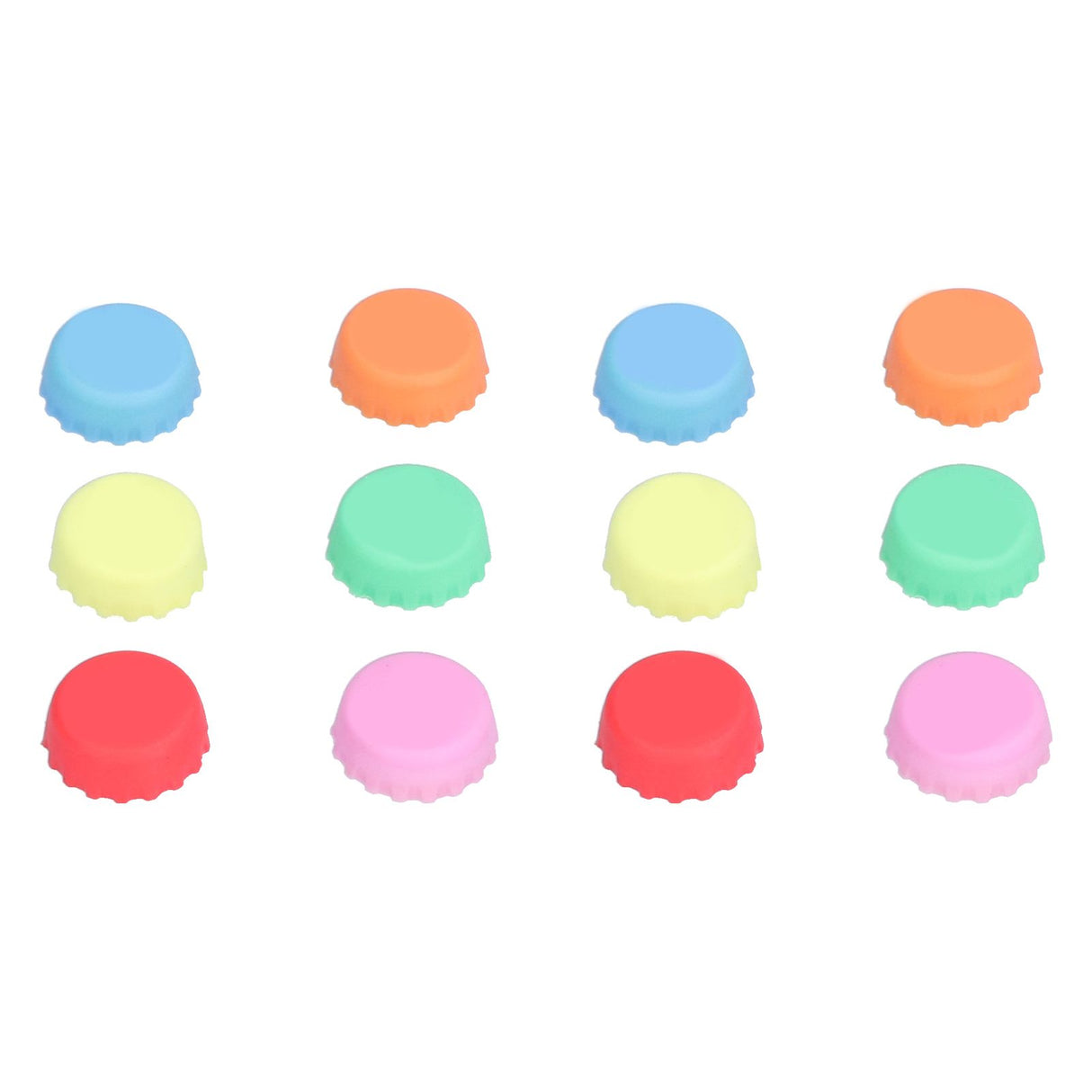 Silicone Beer Bottle Caps Reusable Round Glass Bottle Stopper Kitchen Gadgets for Home Restaurant