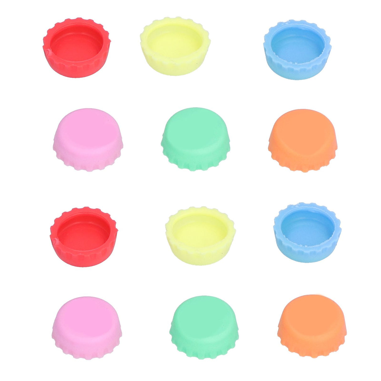 Silicone Beer Bottle Caps Reusable Round Glass Bottle Stopper Kitchen Gadgets for Home Restaurant