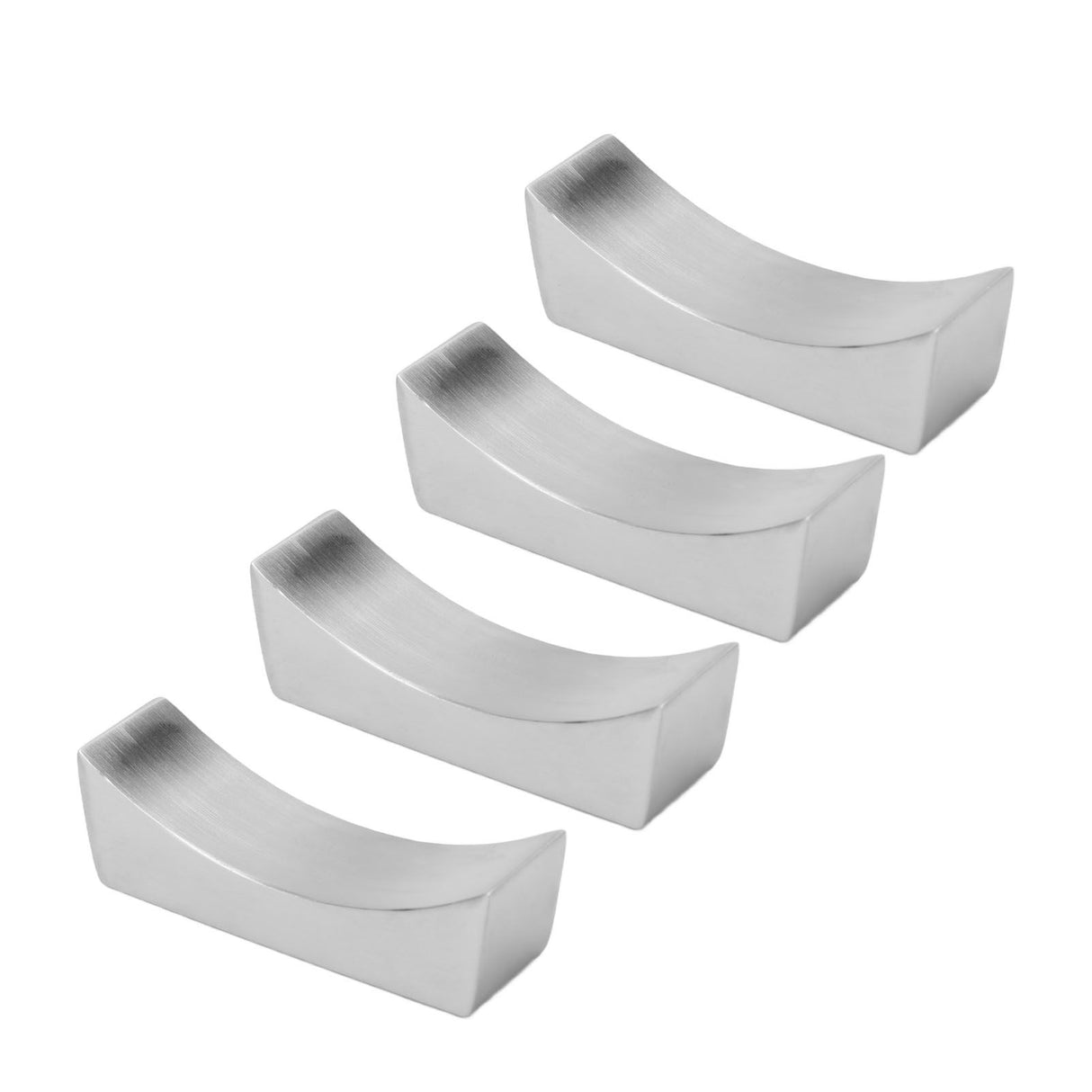 4Pcs Stainless Steel Chopstick Rest Boat Shape Chopstick Spoon Knife Fork Cutlery Holder