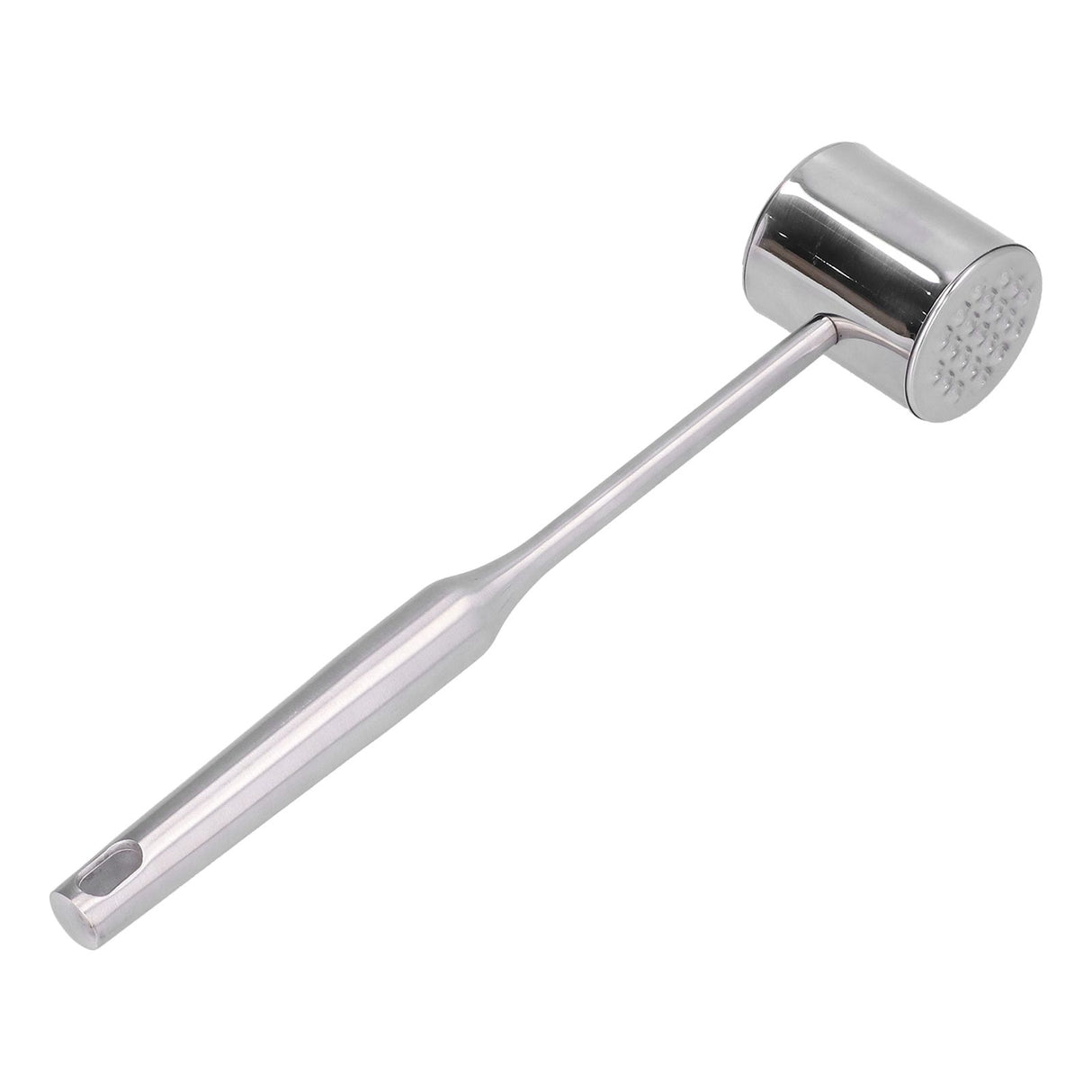 Meat Mallet Tenderizer Stainless Steel Hand Held Manual Anti Rust Steak Meat Pounder for Home Restaurants