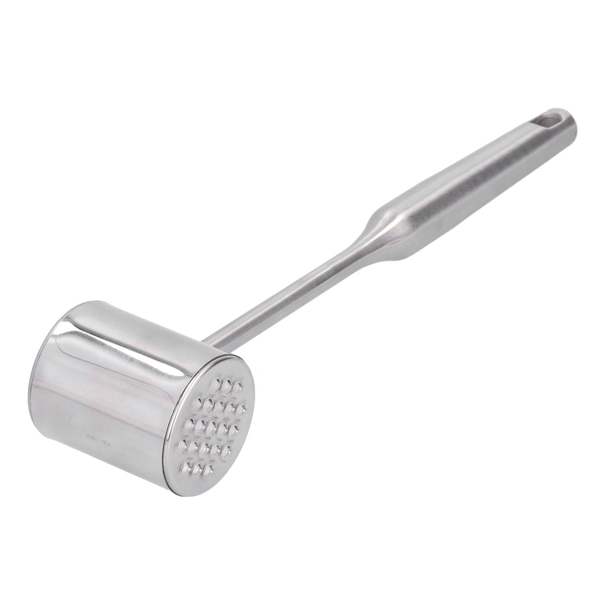 Meat Mallet Tenderizer Stainless Steel Hand Held Manual Anti Rust Steak Meat Pounder for Home Restaurants
