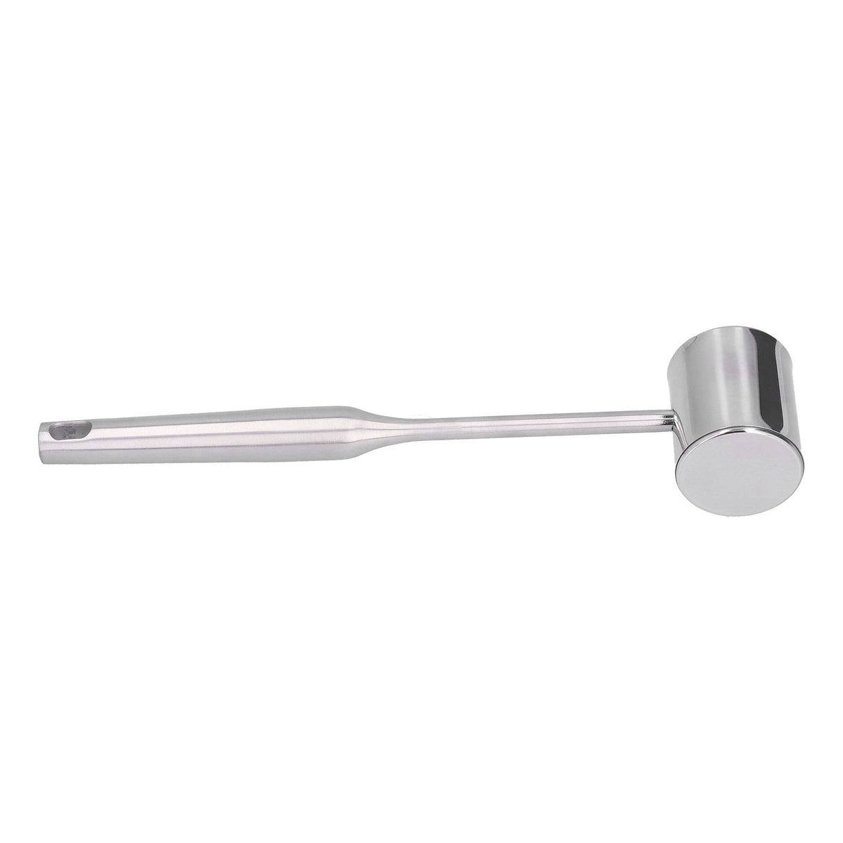 Meat Mallet Tenderizer Stainless Steel Hand Held Manual Anti Rust Steak Meat Pounder for Home Restaurants