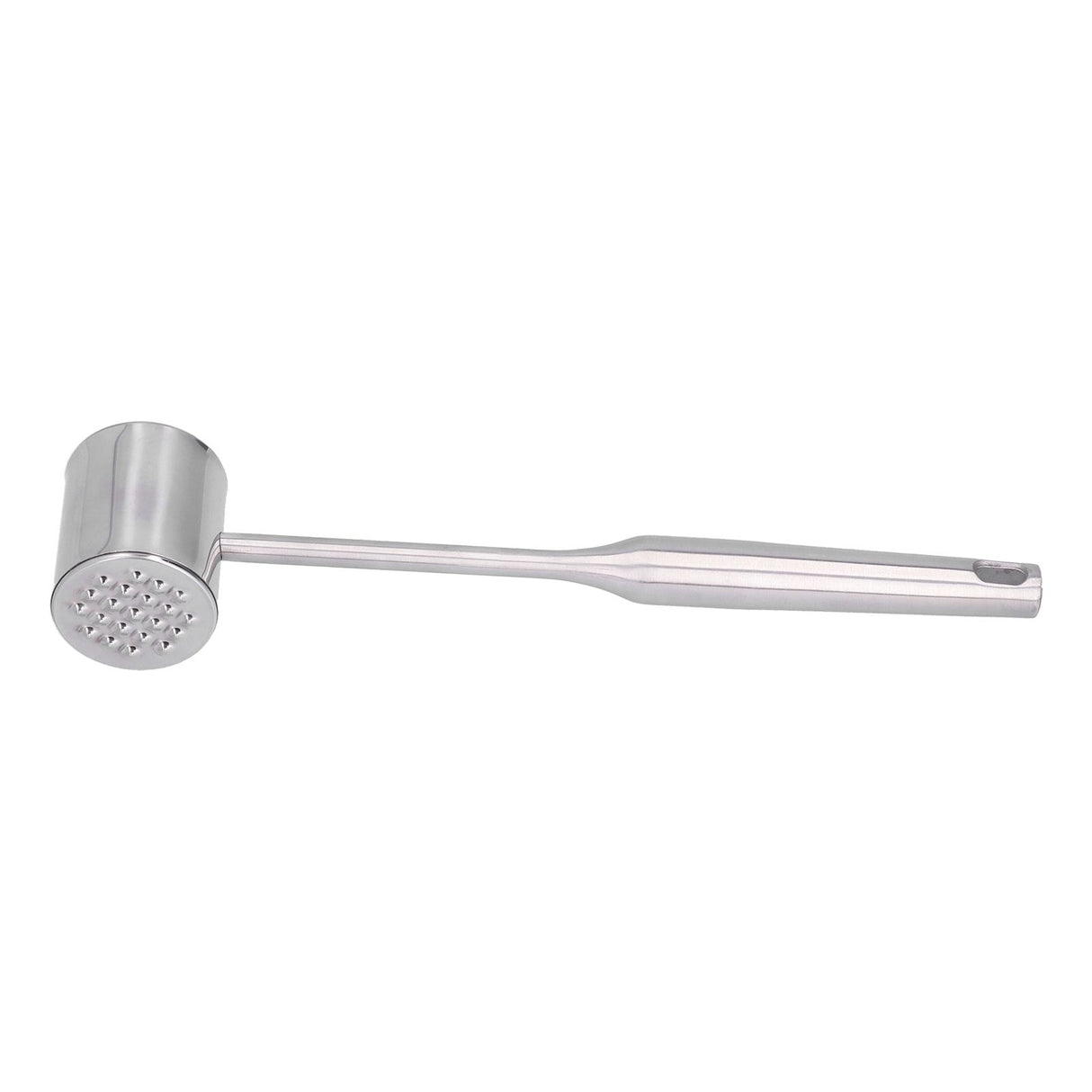 Meat Mallet Tenderizer Stainless Steel Hand Held Manual Anti Rust Steak Meat Pounder for Home Restaurants