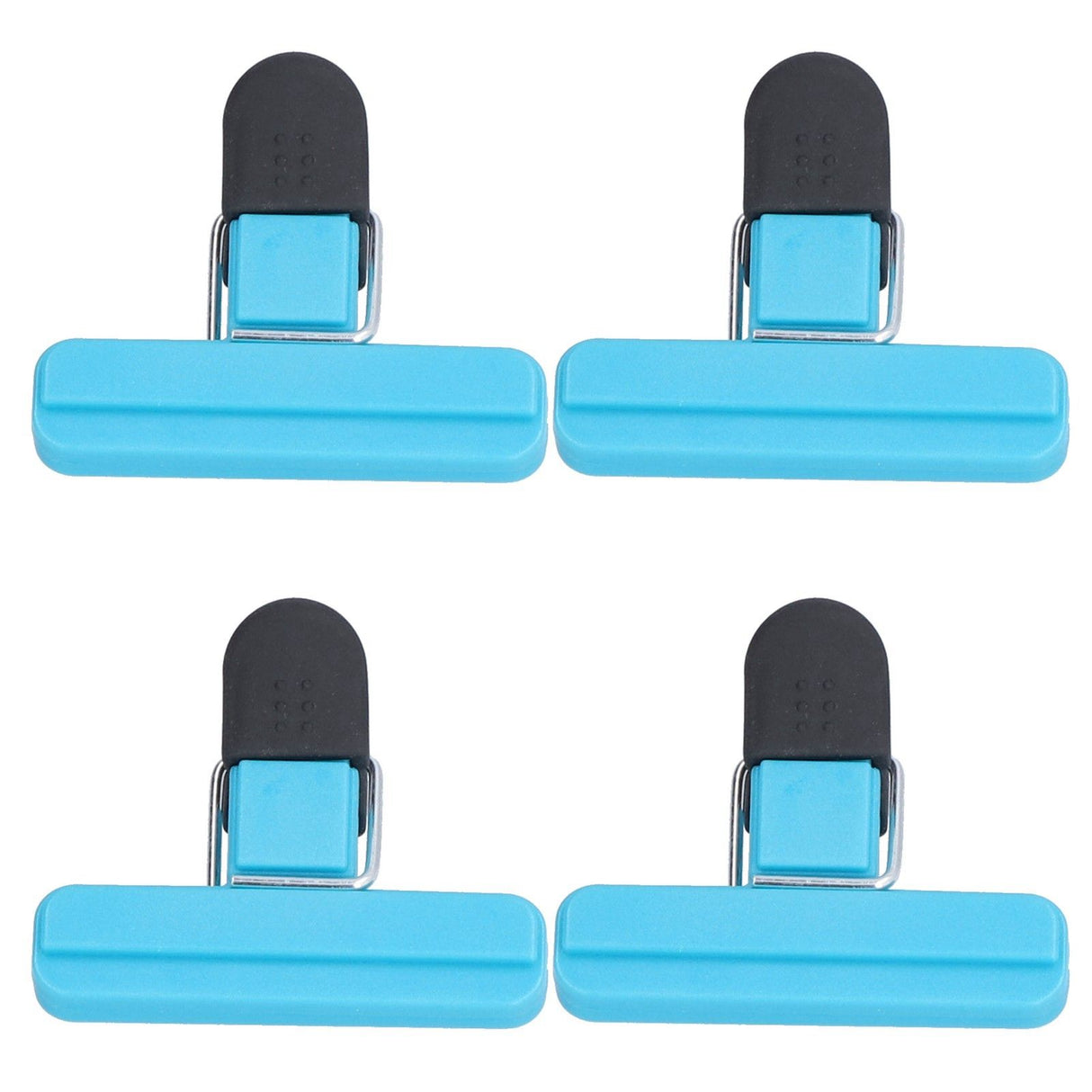 10Pcs Food Clip ABS Chip Bag Clip Good Sealing and Multifunction Non Slip Clip for Kitchen BlueSmall