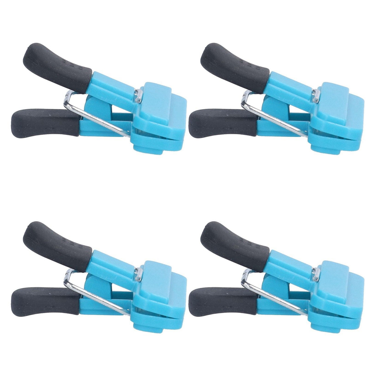 10Pcs Food Clip ABS Chip Bag Clip Good Sealing and Multifunction Non Slip Clip for Kitchen BlueLarge