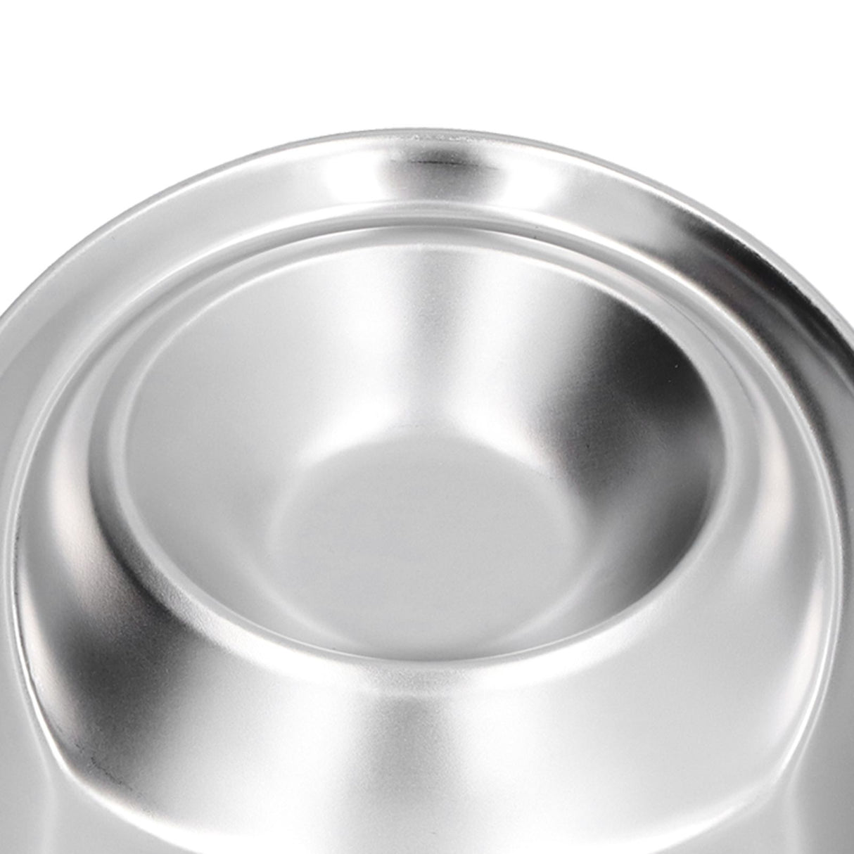 304 Stainless Steel Snack Plate Silver Oval Divided Spice Dish for Home Outdoor CampingS