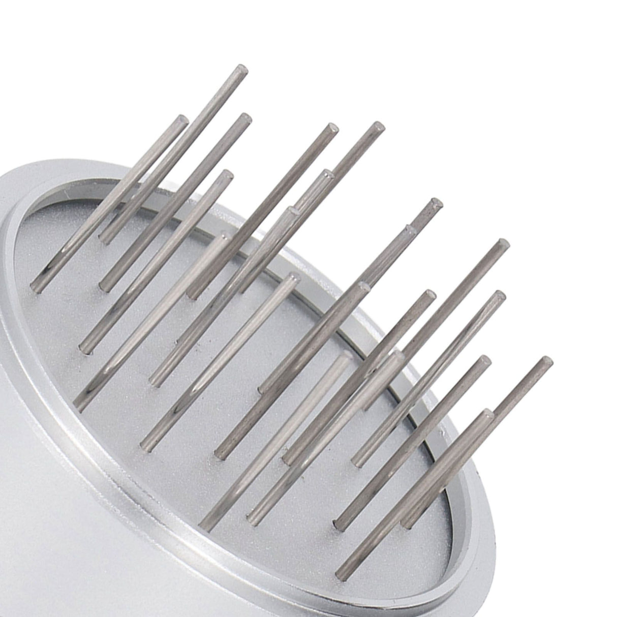 Coffee Needle Distributor with Base Effective Dispersion Rust Resistant Stainless Steel Hand Coffee Stirrer Silver 53mm/2.1in