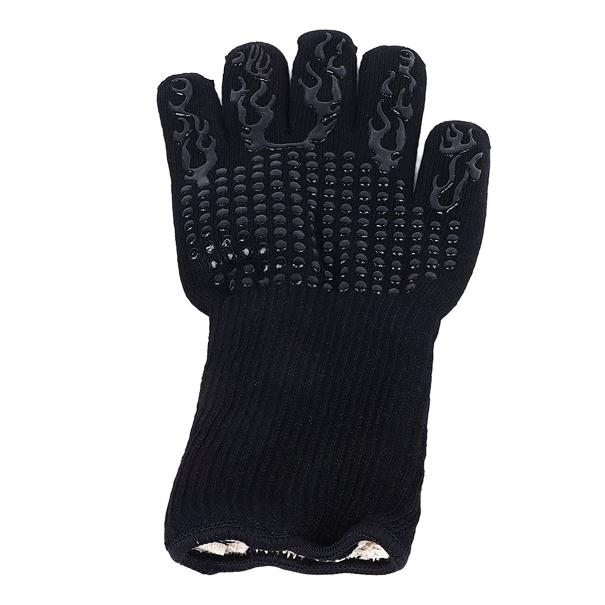 Heat Resistant Cooking Gloves Non Slip Reversible Use Polyester Cotton Lining Oven Glove for Grilling Barbecue Cooking