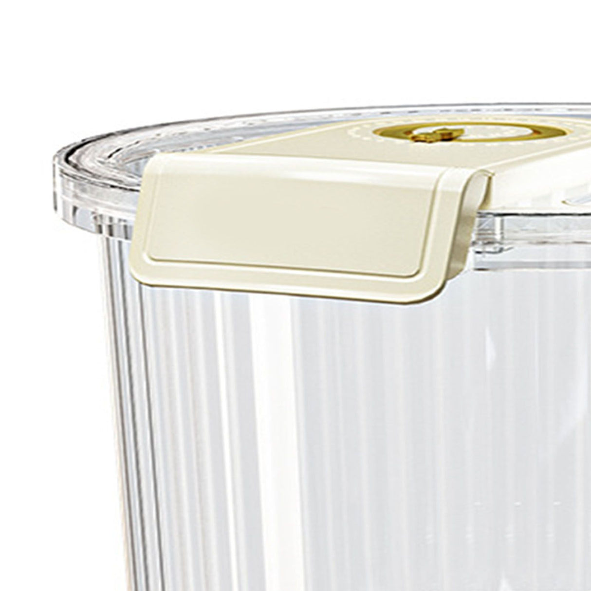 Rice Container Clear Rice Storage Bin Airtight Rice Bucket for Dry Food Grain Flour Soybean Kitchen Pantry Countertop 11kg 27.5x31x20cm / 10.8x12.2x7.9in