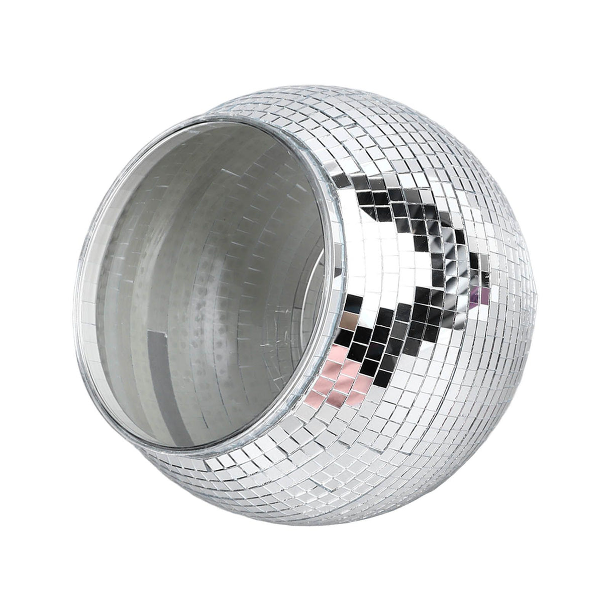 Disco Ball Ice Bucket Plastic Large Capacity Party Drink Bucket for Beer Cocktail Wine Silver