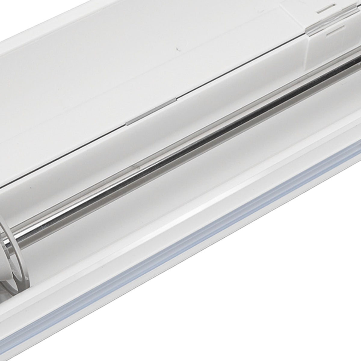 Plastic Wrap Dispenser with Slide Cutter Smooth Cutting Adjustable Reusable Cling Film Dispenser for Tin Foil S 37x6.5cm