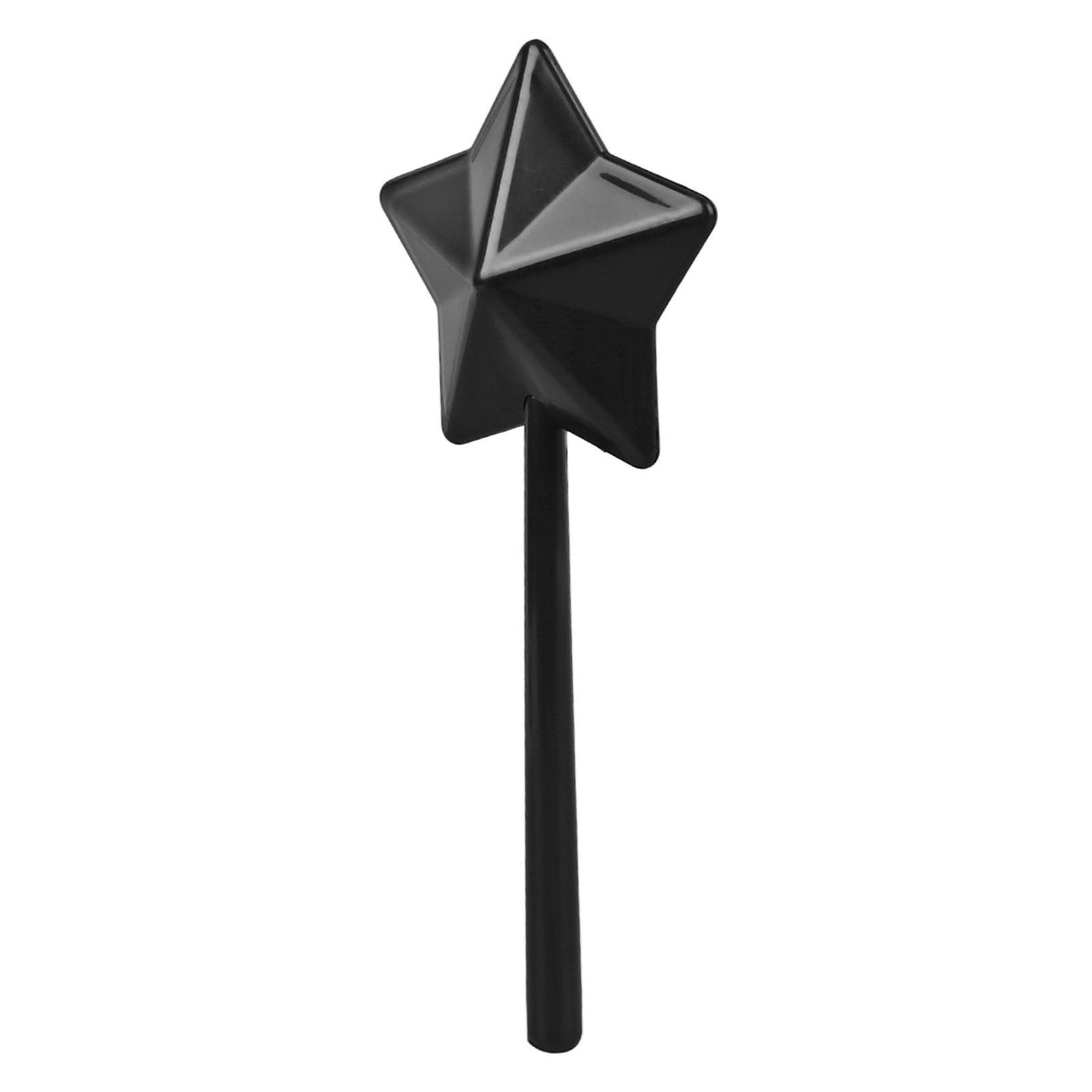 Salt and Pepper Shaker Wand Plastic Cute Practical Pentagram Shape Salt Dispenser Black