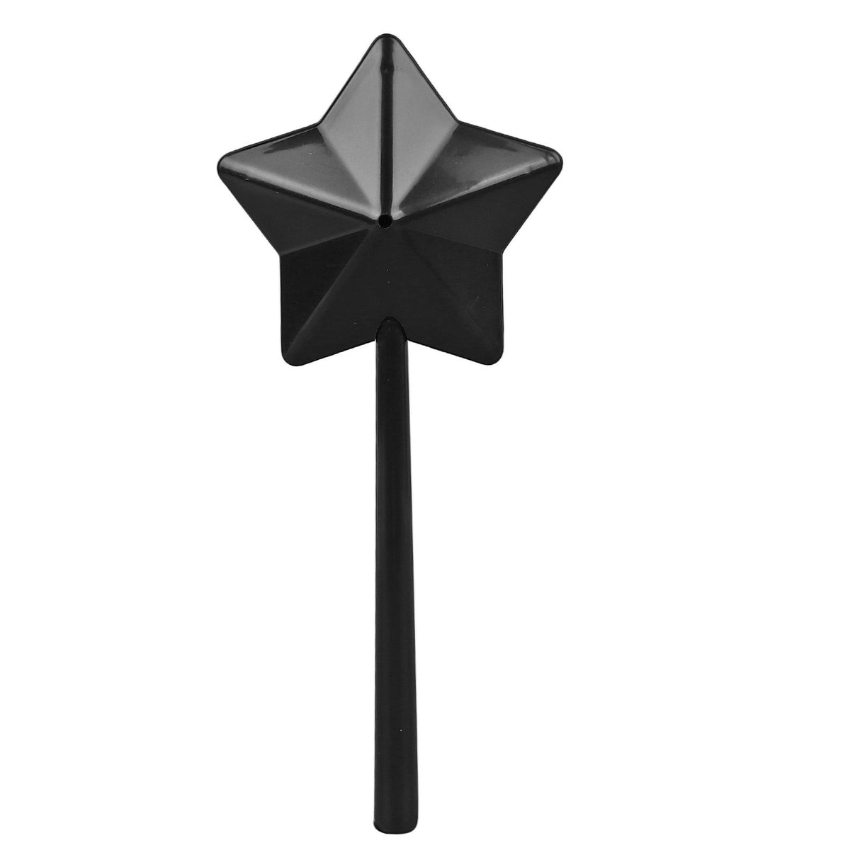 Salt and Pepper Shaker Wand Plastic Cute Practical Pentagram Shape Salt Dispenser Black