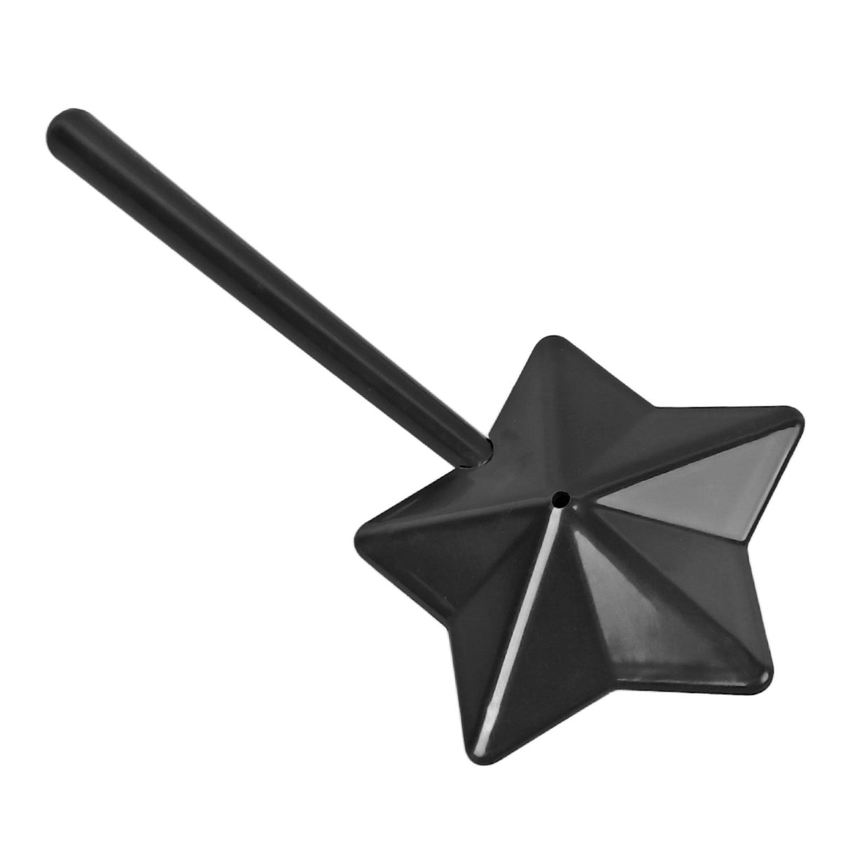 Salt and Pepper Shaker Wand Plastic Cute Practical Pentagram Shape Salt Dispenser Black