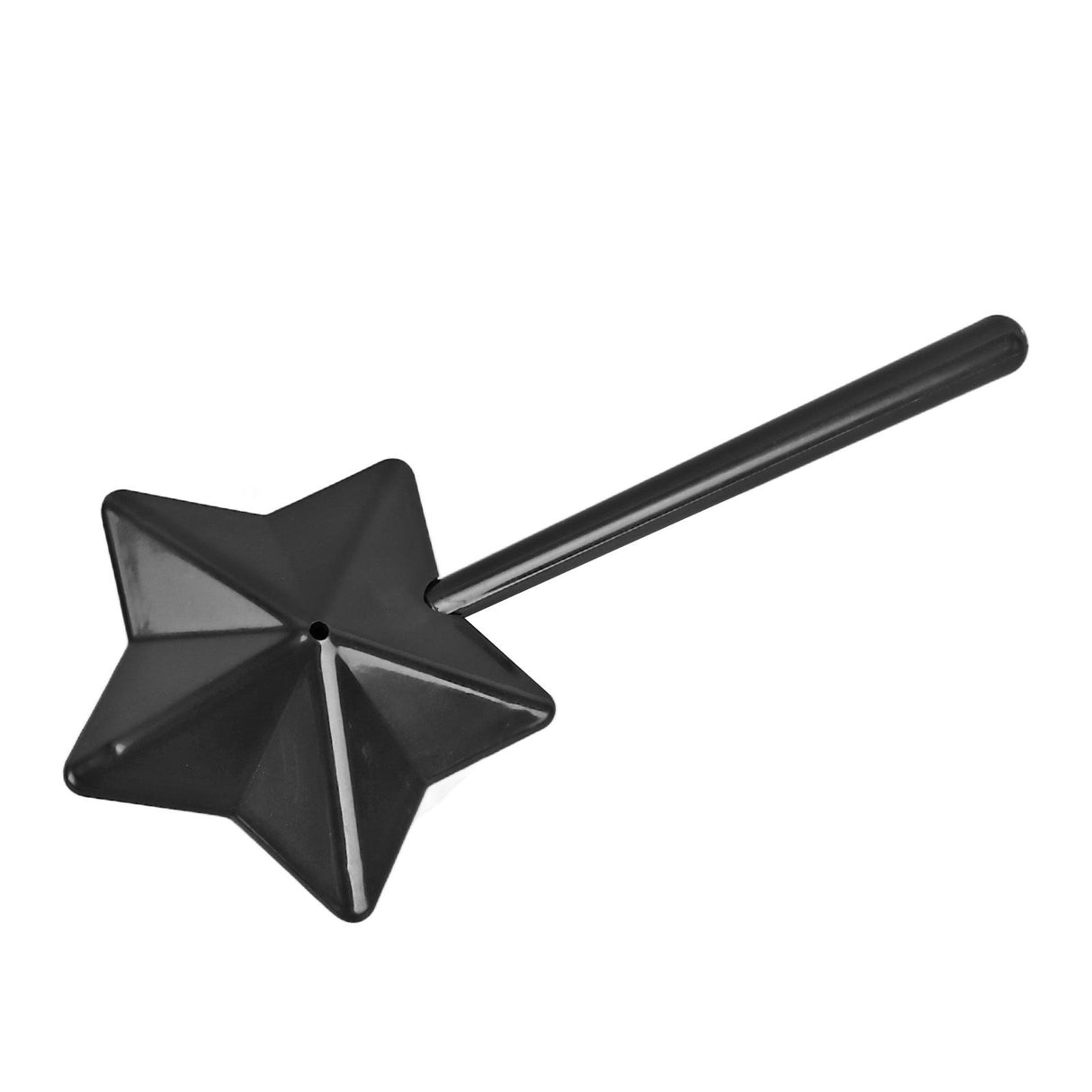 Salt and Pepper Shaker Wand Plastic Cute Practical Pentagram Shape Salt Dispenser Black