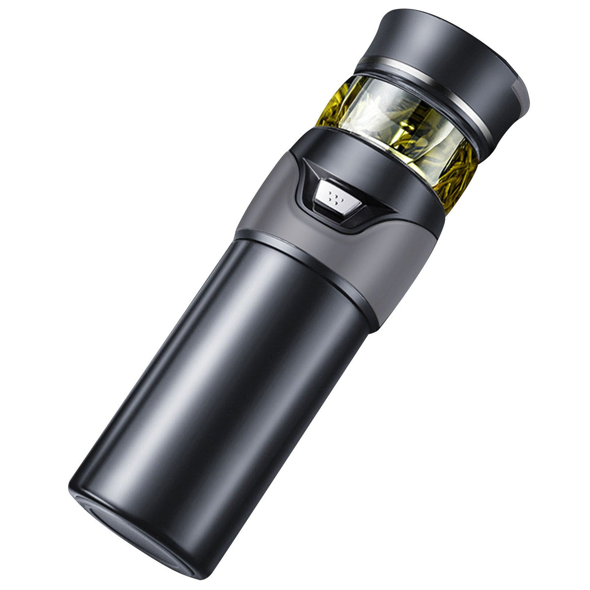 Tea Bottle with Infuser Tea Tumbler Stainless Steel Double Layer Insulated Cup for Men Daily Office Home Grey
