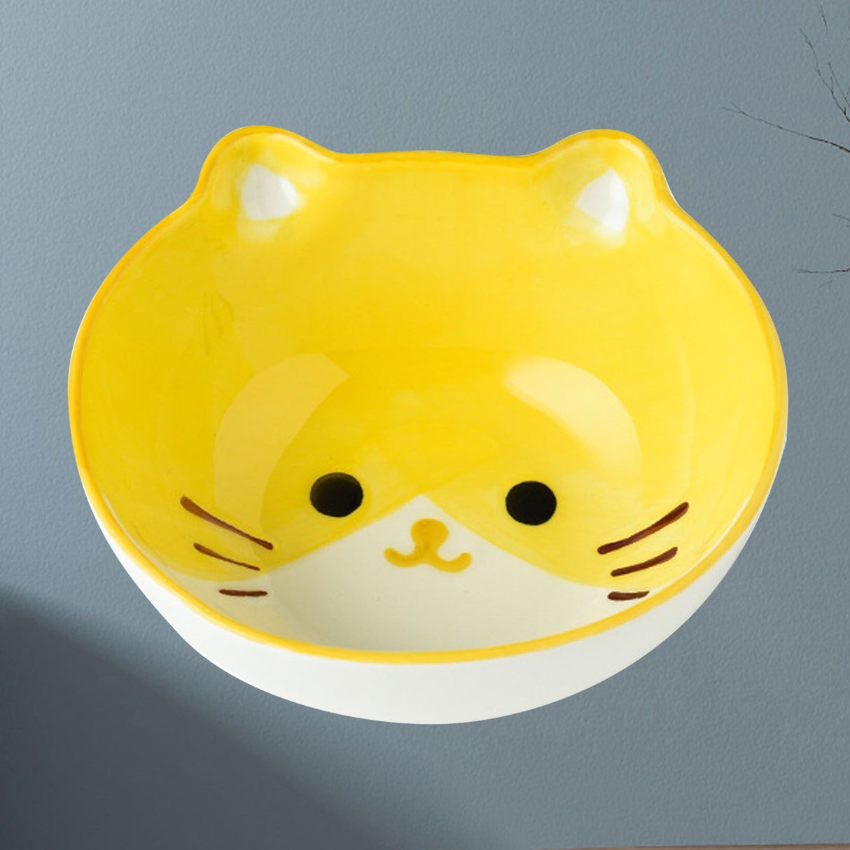 Kids Bowl Ceramic Cute Cartoon Animal Shape Rice Bowls Reusable Dinner Tableware for Serving Soup Cereal Pasta Ice Cream Cat