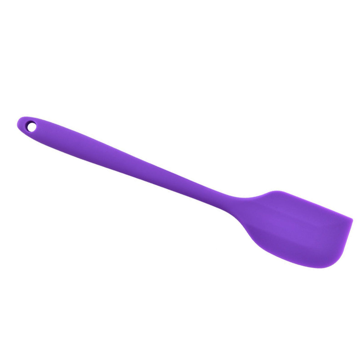 Silicone Spatula Food Grade High Heat Resistant Non Stick Spatula Kitchen Utensils Cookware for Cooking Baking Purple