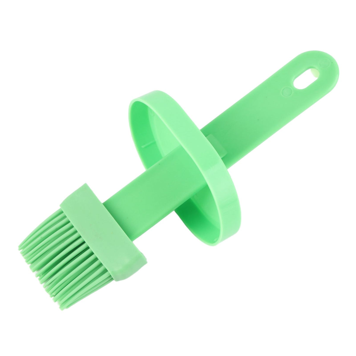 Integrated Silicone Oil Bottle Brush Olive Oil Dispenser Bottle with Silicone Brush for Cooking Baking Barbecue Pickling Green