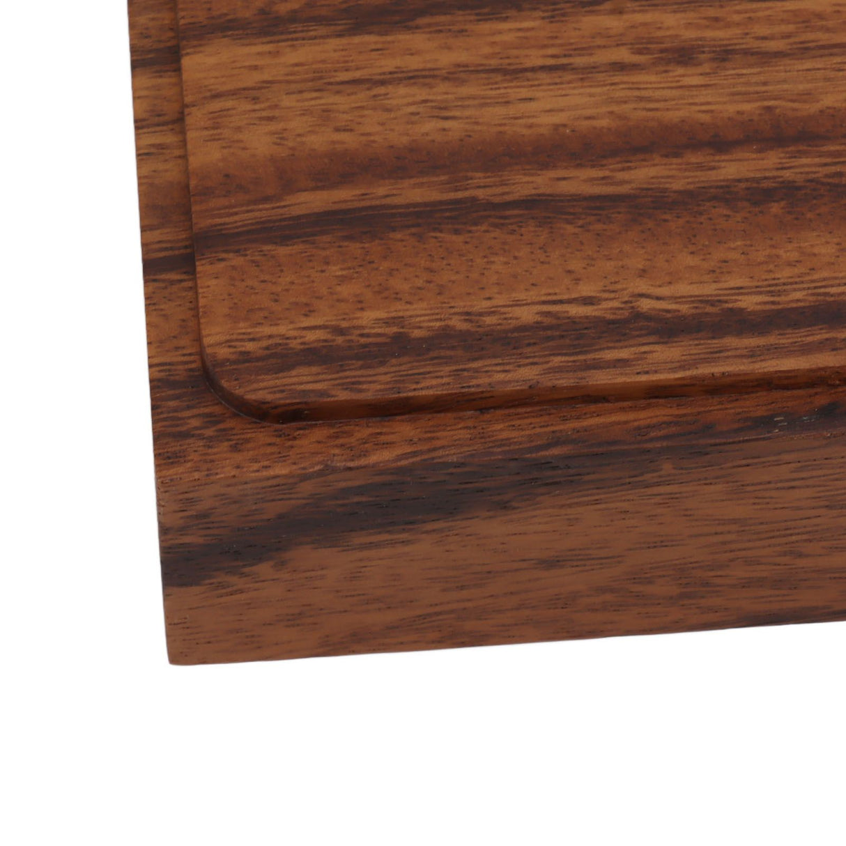 Walnut Fruit Plate Smooth Textured Elegant Wood Serving Tray for Snack Fruit Nut Kitchen Utensils Heart 14.5x14.5cm