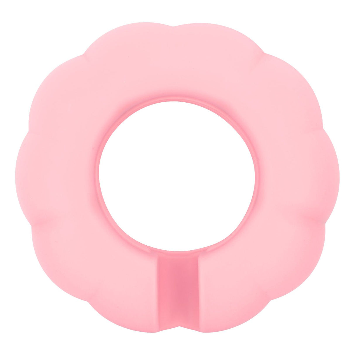 5 Grid Silicone Divided Serving Tray Snack Divider Divided Container Round Serving Platter for 40oz Cup Pink