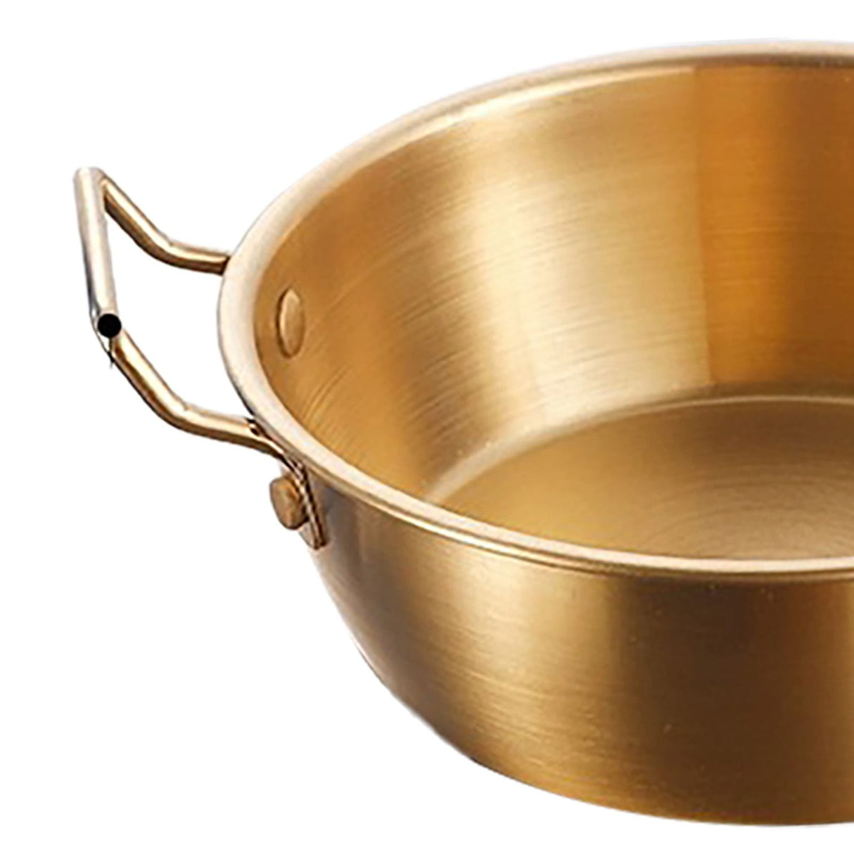 Double Ear Snack Bowl Multifunctional 304 Stainless Steel Noodle Bowl for Home Restaurant