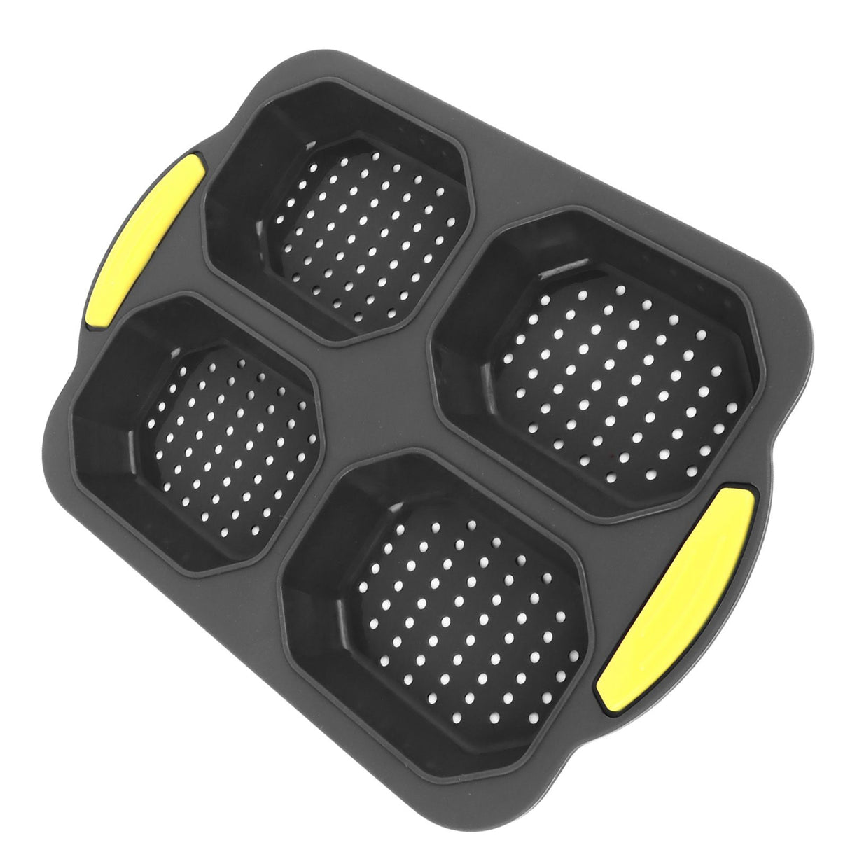 4 Grid Silicone Loaf Pan Baking Pan for Baking French Baguettes Hot Dog Buns Bread Mold Nonstick Dishwasher Safe Heat Resistant