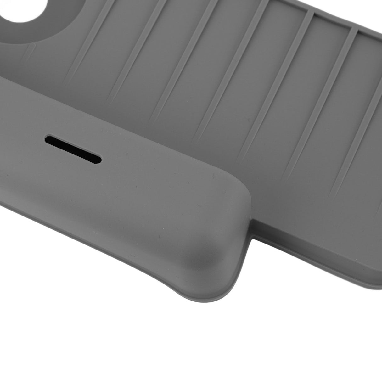 Faucet Splash Proof Draining Rack Silicone Foldable Faucet Handle Drip Catcher Tray Drainer Shelf Basket for Kitchen Grey