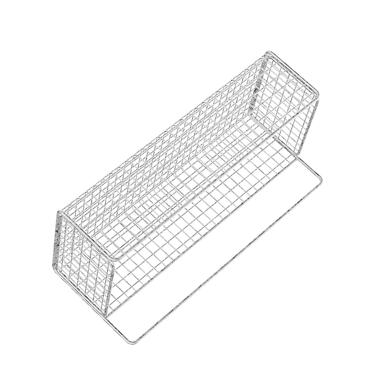 Kitchen Hanging Storage Rack Wall Mounted Storage Basket Punch Free Hanging Wall Organizer Baskets for Dormitory Bedroom White