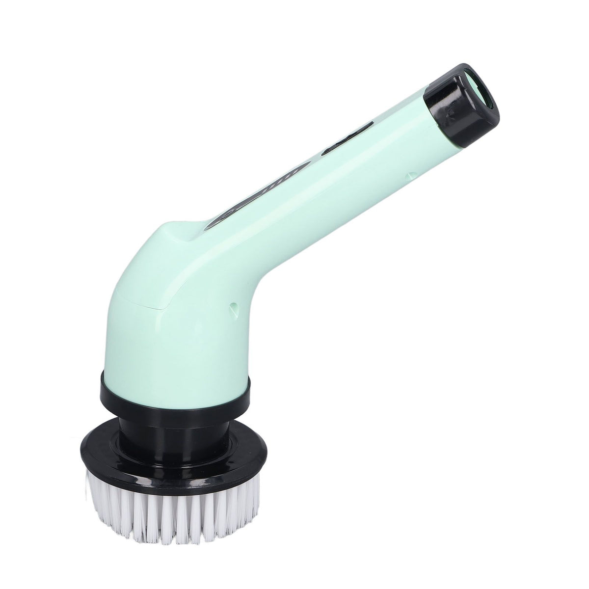 Electric Handheld Brush Adjustable Extension Handle Powerful Highly Efficient Labor Saving Electric Spin Scrubber for Bathroom Kitchen 9 Heads Green