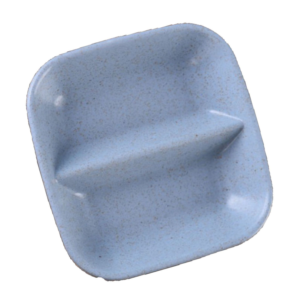 Dipping Bowl Wheat Straw Divided Compact Practical Dip Sauce Dish for Home Kitchen Blue