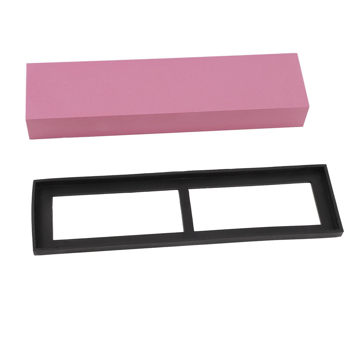 Sharpening Stone 3000 Grits Whetstone Dual Sided Ruby Compact Durable 7.8x1.9x0.9in Wet Stone for Kitchen Camping