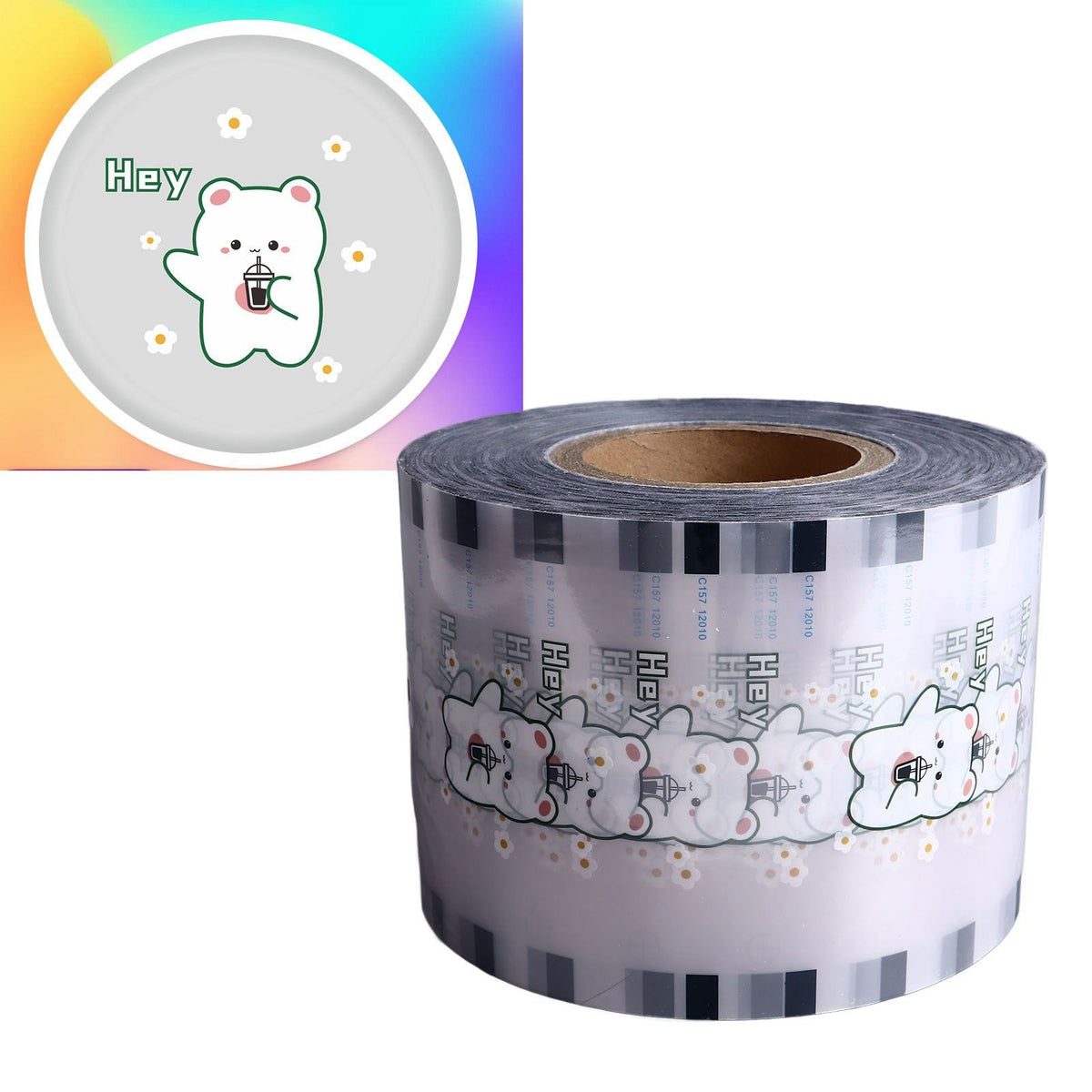 Cup Sealing Film Plastic Tea Cup Sealing Film Disposable Soybean Milk Sealing Film